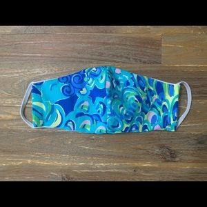 Face mask made with Lilly Pulitzer fabric